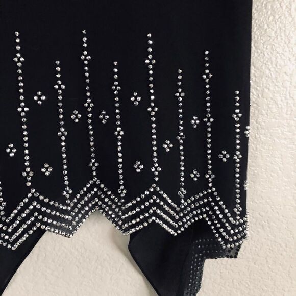 Metaphor Sparkly Crystal Rhinestone Dressy Top MP - Picture 4 of 5